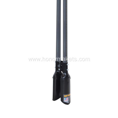 Fiberglass Handle Post Hole Digger with Ruler and Cushion Grips